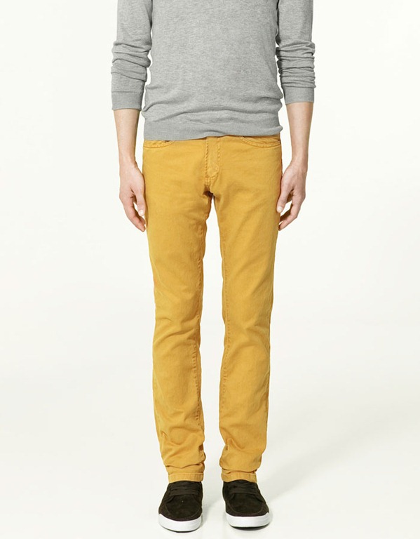 Wearable Trends Zara Man Colored Jeans